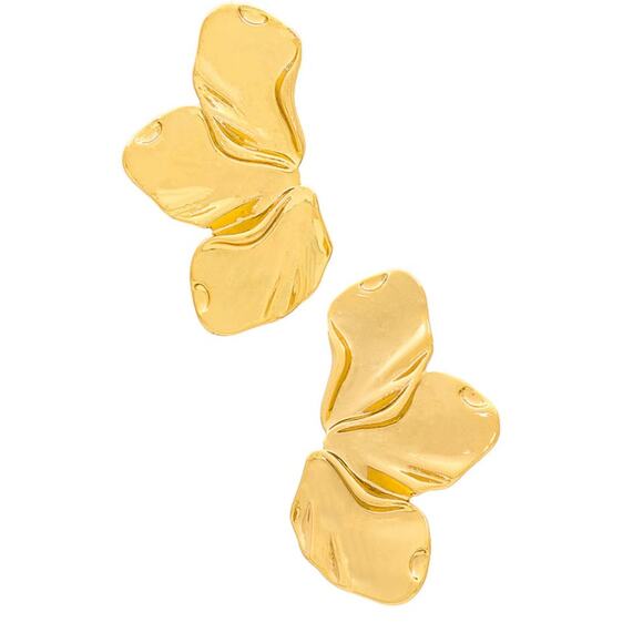 SHASHI Jewelry - Revolve x Shashi Sophia Earrings In Gold Ruby Kobo Free Spirited Boho Style NIB